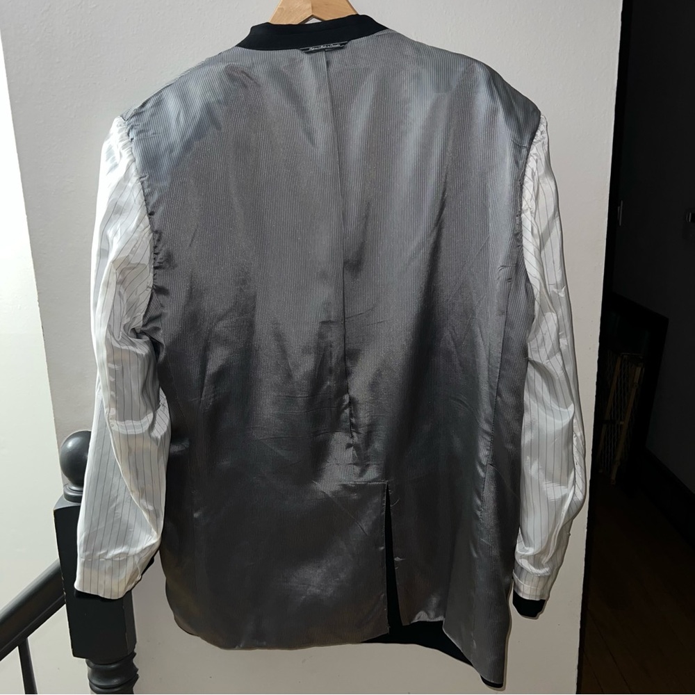 Jack Victor Black Cashmere Blazer 100% Italian Fabric Size 50L | Made in Canada - Picture 14 of 14
